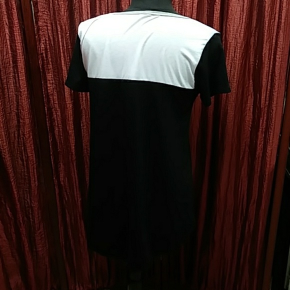 Black White L Luluaroe L - Picture 5 of 7